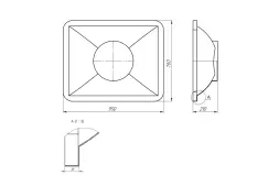 Крышка пластиковая для пищевой ванны K 200 л, синий [133.0200.601.0]
